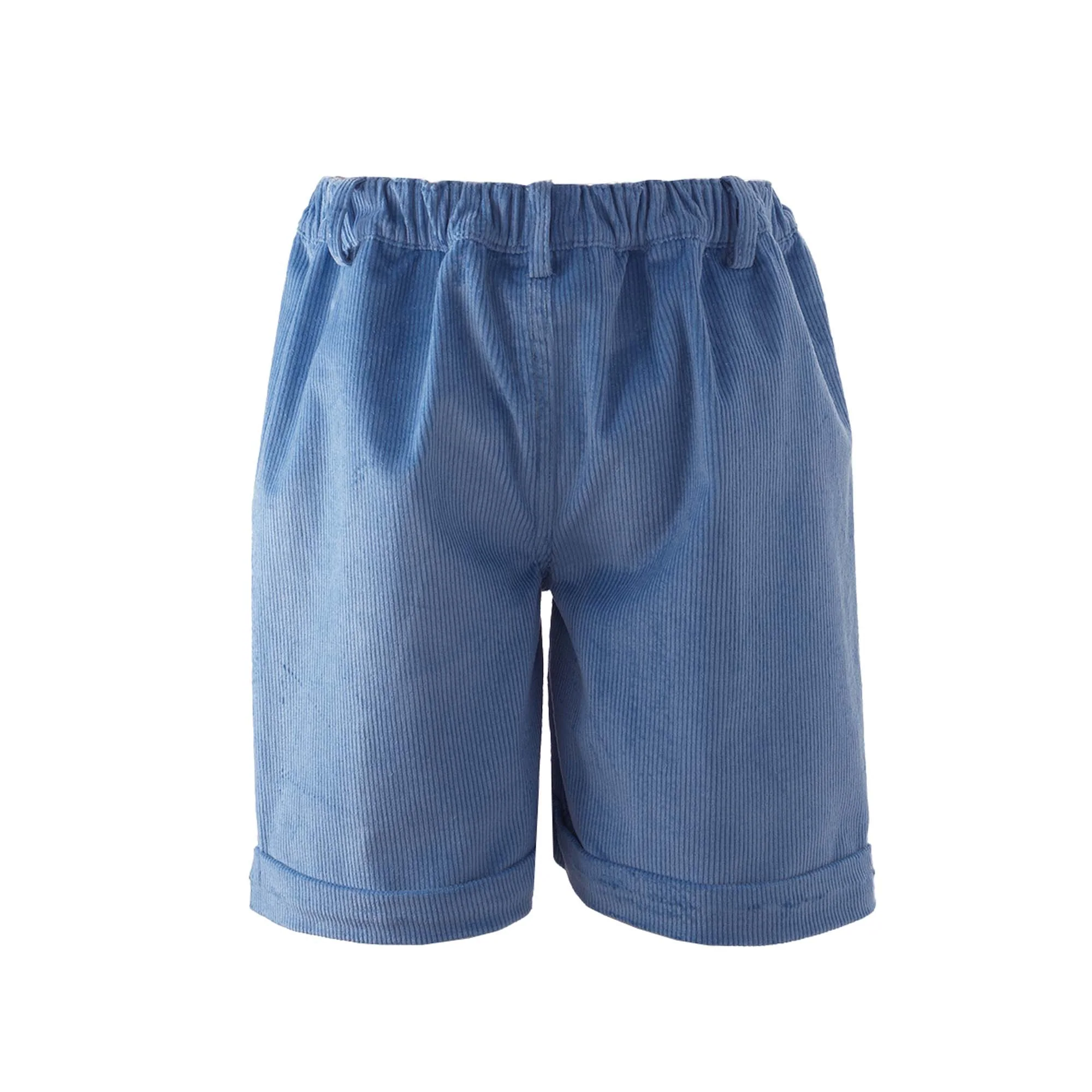 Blue Cord Shorts - Image 3