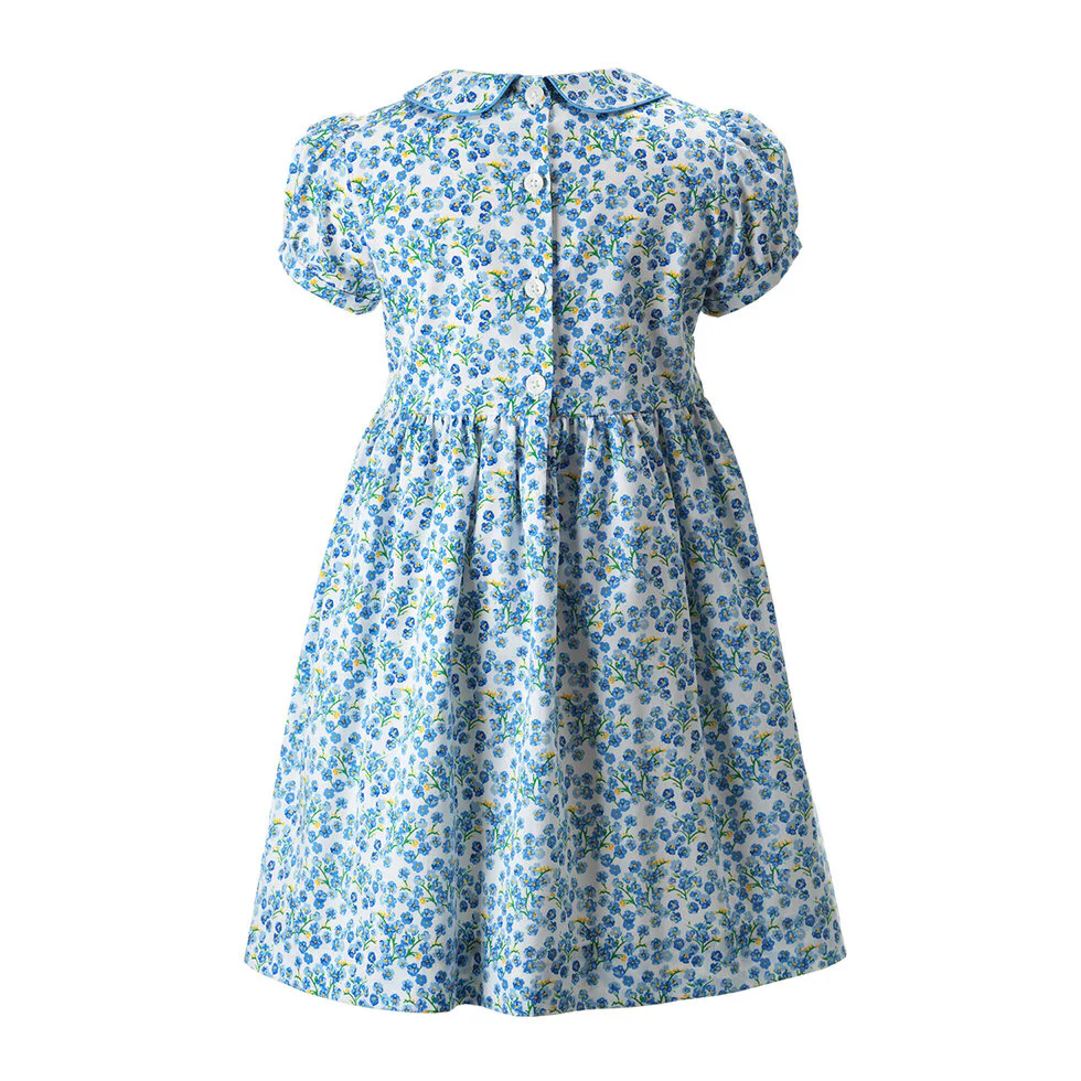 Forget-me-not Smocked Dress - Image 3