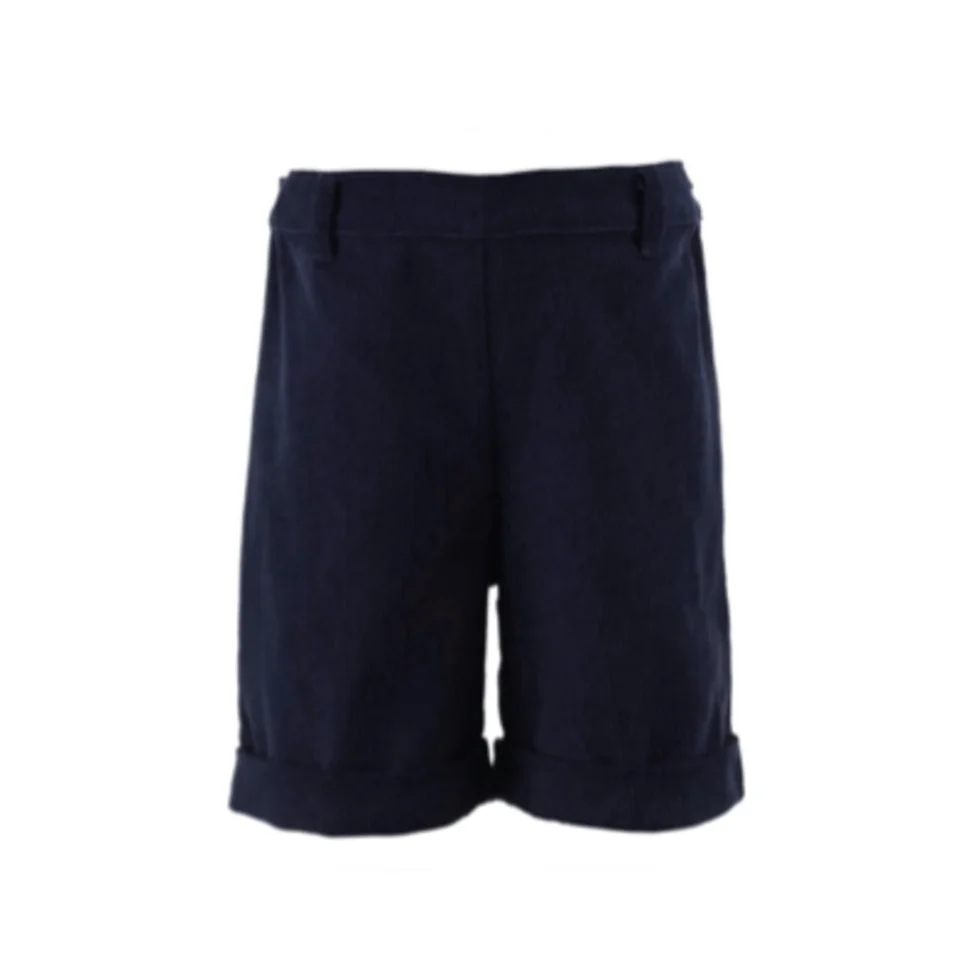 Navy Cord Shorts - Image 3