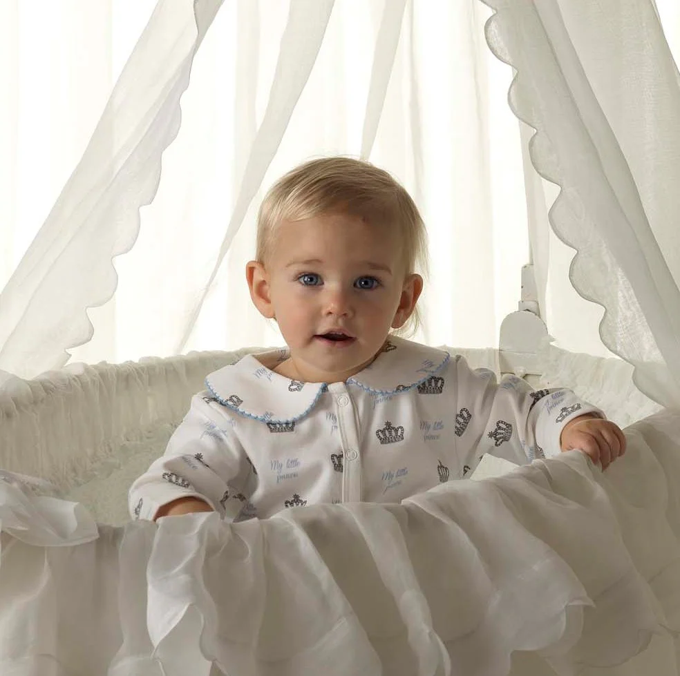 Prince Crown Print Footie - Image 4