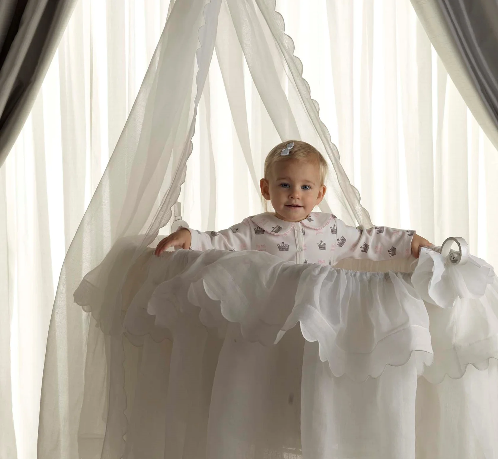 Princess Crown Print Footie - Image 4