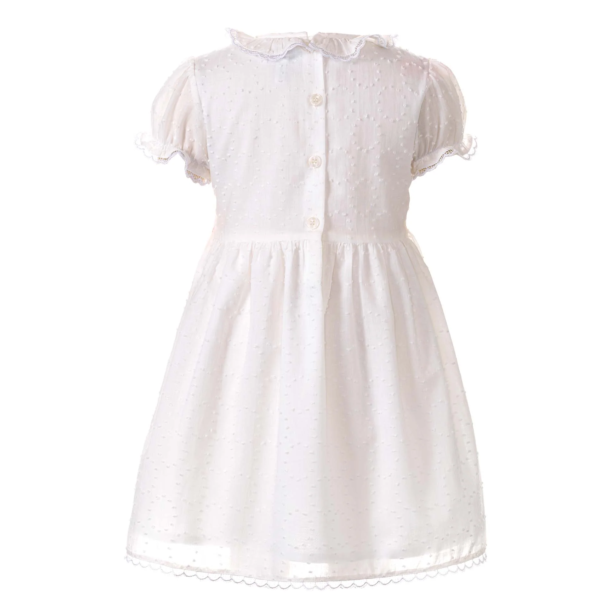 Swiss Dot Smocked Dress - Image 3