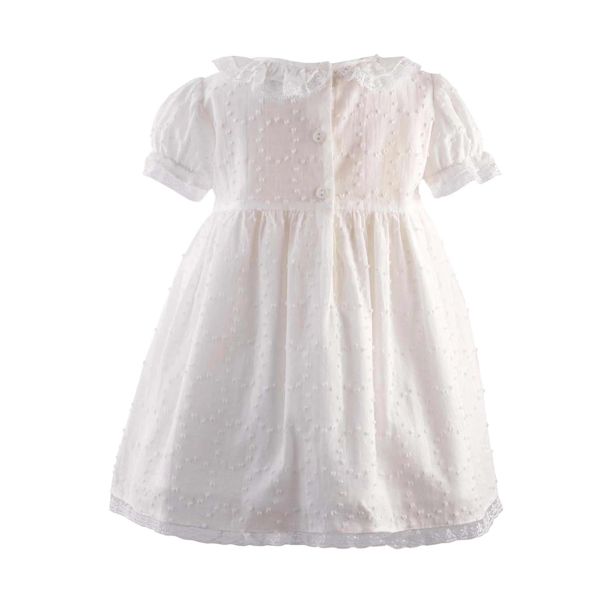 Swiss Dot Smocked Dress & Bloomers - Image 3